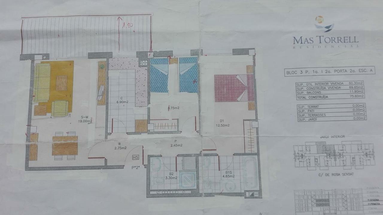 Ferienwohnung Rosa Sensat Salou Exterior foto